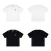 Unisex Übergroßes Baumwoll-T-Shirt Mit Geometrischem Print Lässiges Lockeres Oberteil Für Teenager Erwachsene