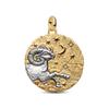 New Arrival 12 Constellation Dangle Charm Two Tone Gold Silver Pendant DIY Bracelet Bead Jewelry Gift For Women