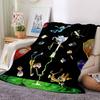 1pc Rick Morty Adventure Flannel Blanket for Super Soft Cute Comfort Blanket for Travel Bedding Couch Sofa Blanket Y82576