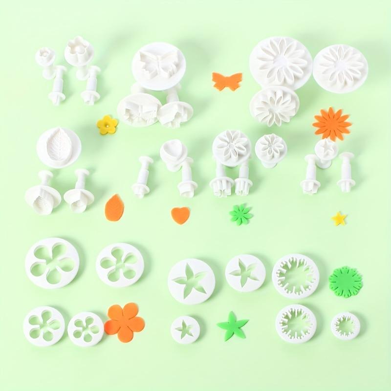 33Pcs/set Clay Embossing Molds Printing Mold for Fondant Cake Cookie Biscuit Chocolate DIY Decorating Molds