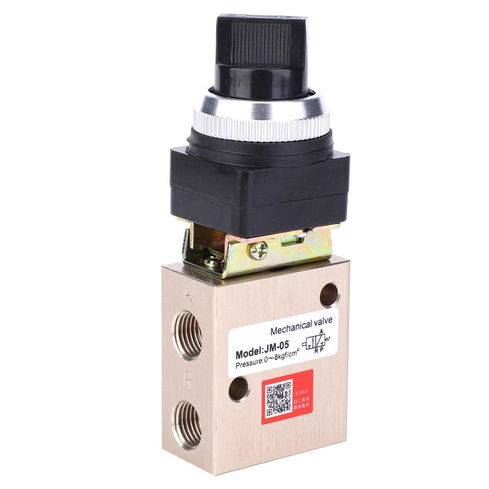 JM05 Pneumatic Mechanical Valve PT 14in 2 Position 3 Way Rotation Head Type Valve