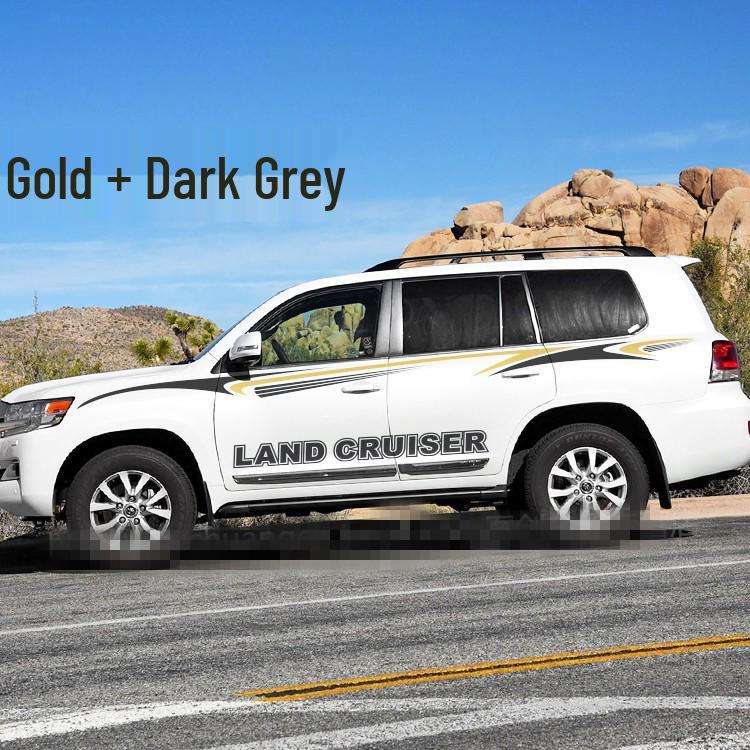 Toyota Land Cruiser Personalized Car Body Stripe Decals