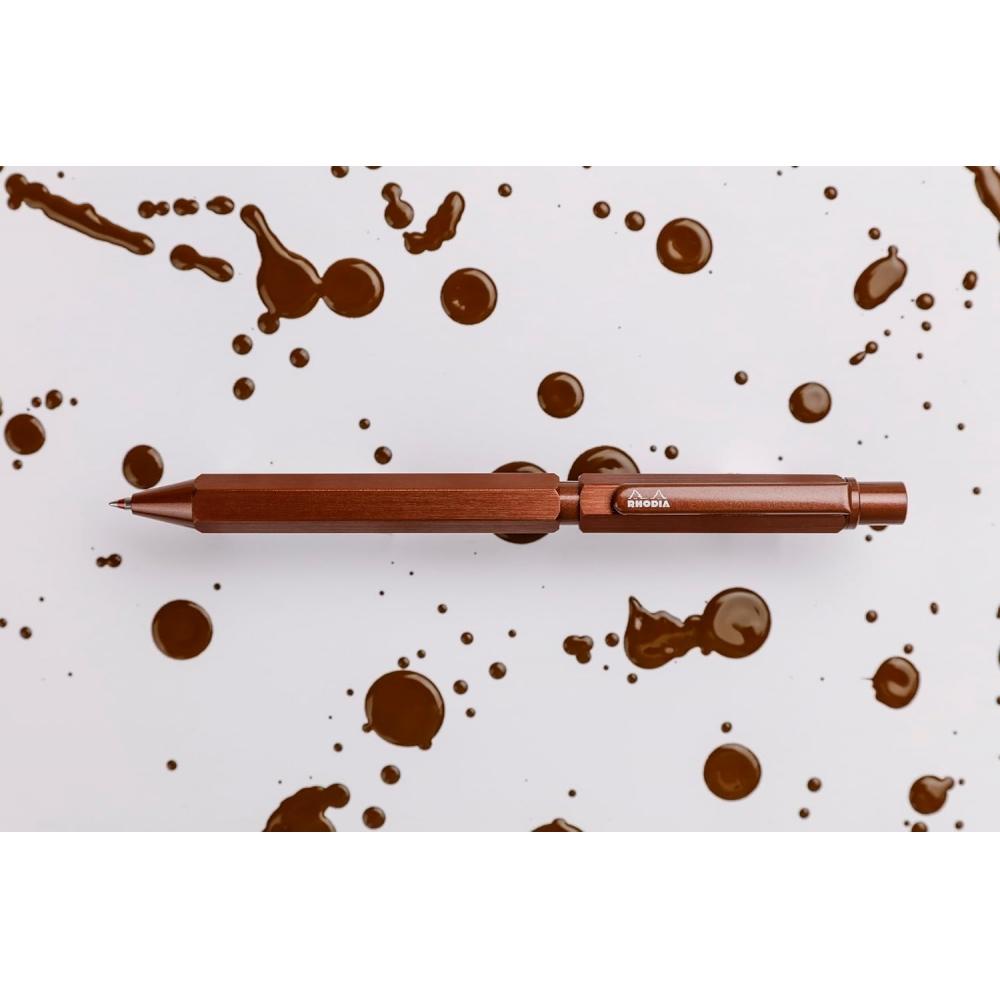 Rhodia Wielofunkcyjny Długopis Wielokolorowy Bordowy Brązowy Olejowy Długopis Kulkowy 0,5 mm