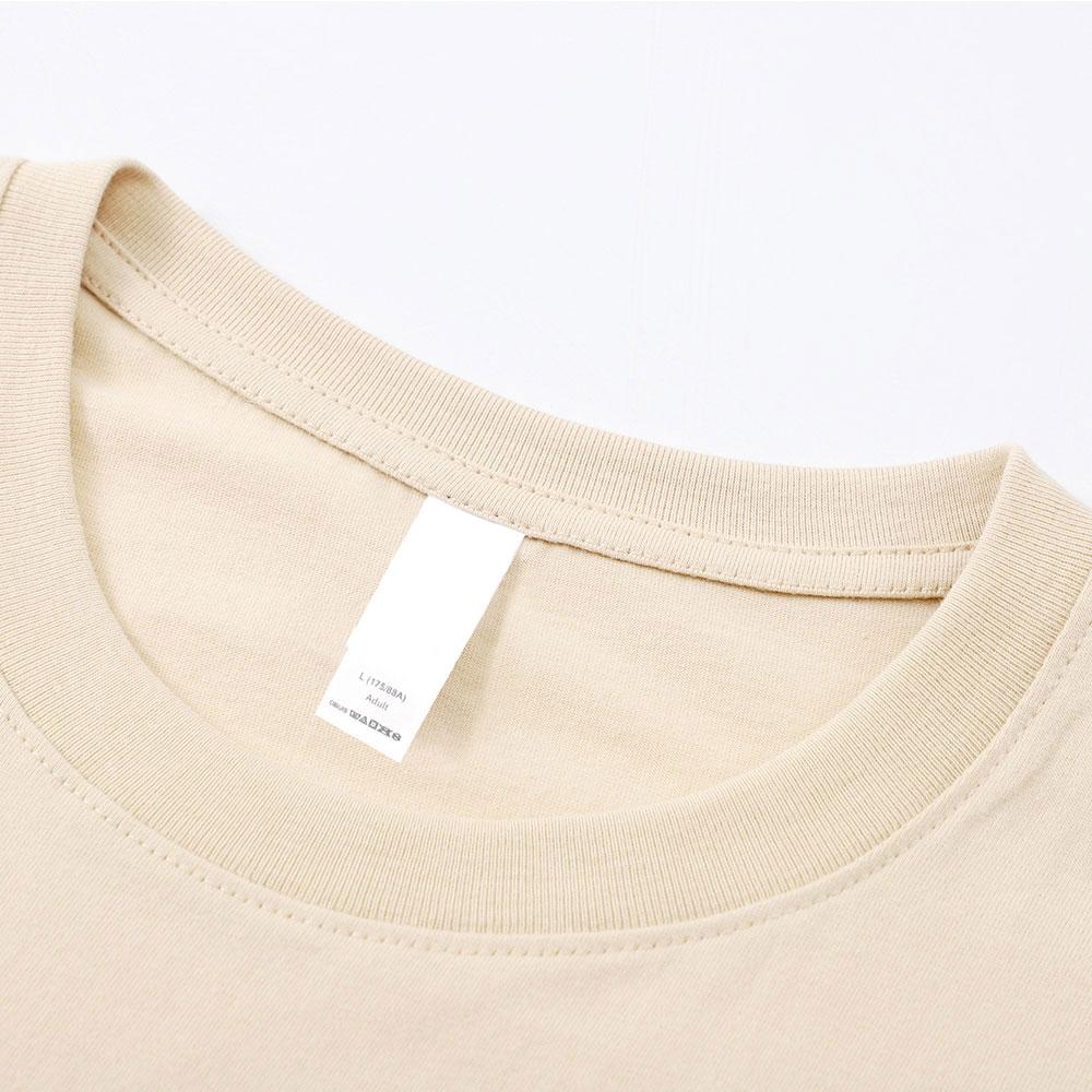 Color Painting Style Breathable Cotton Round Neck Tee Minimalist Design Lightweight Fabric Unisex Basic T Shirt Men's T-shirt