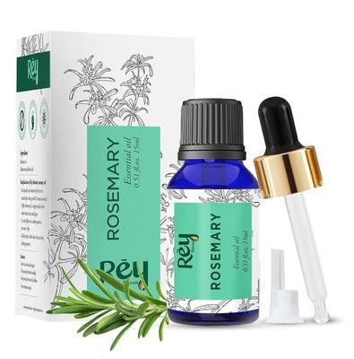 Rey Naturals Biberiye Uçucu Yağı, Saç Uzaması İçin Biberiye Yağı, Cilt, Vücut ve Parlak Yumuşak Saçlar İçin İyi 15ml
