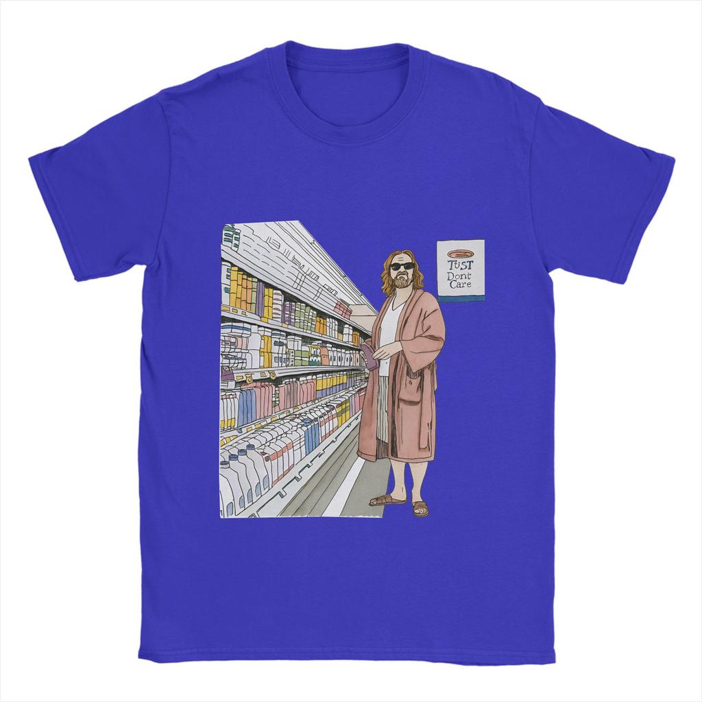 The Dude Big Lebowski Men T Shirt Unique Tees Short Sleeve Round Collar T-Shirt 100% Cotton Summer Tops