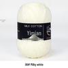 4-Ply Milk Cotton Yarn Ball: Baby-Combed Spun Cotton Yarn Material Pack