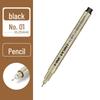 Kusuo Art Black Drawing Pen Set - 12 Quick-Dry, Water & Fade Resistant, Anime Hand-Painted Syringe Liners