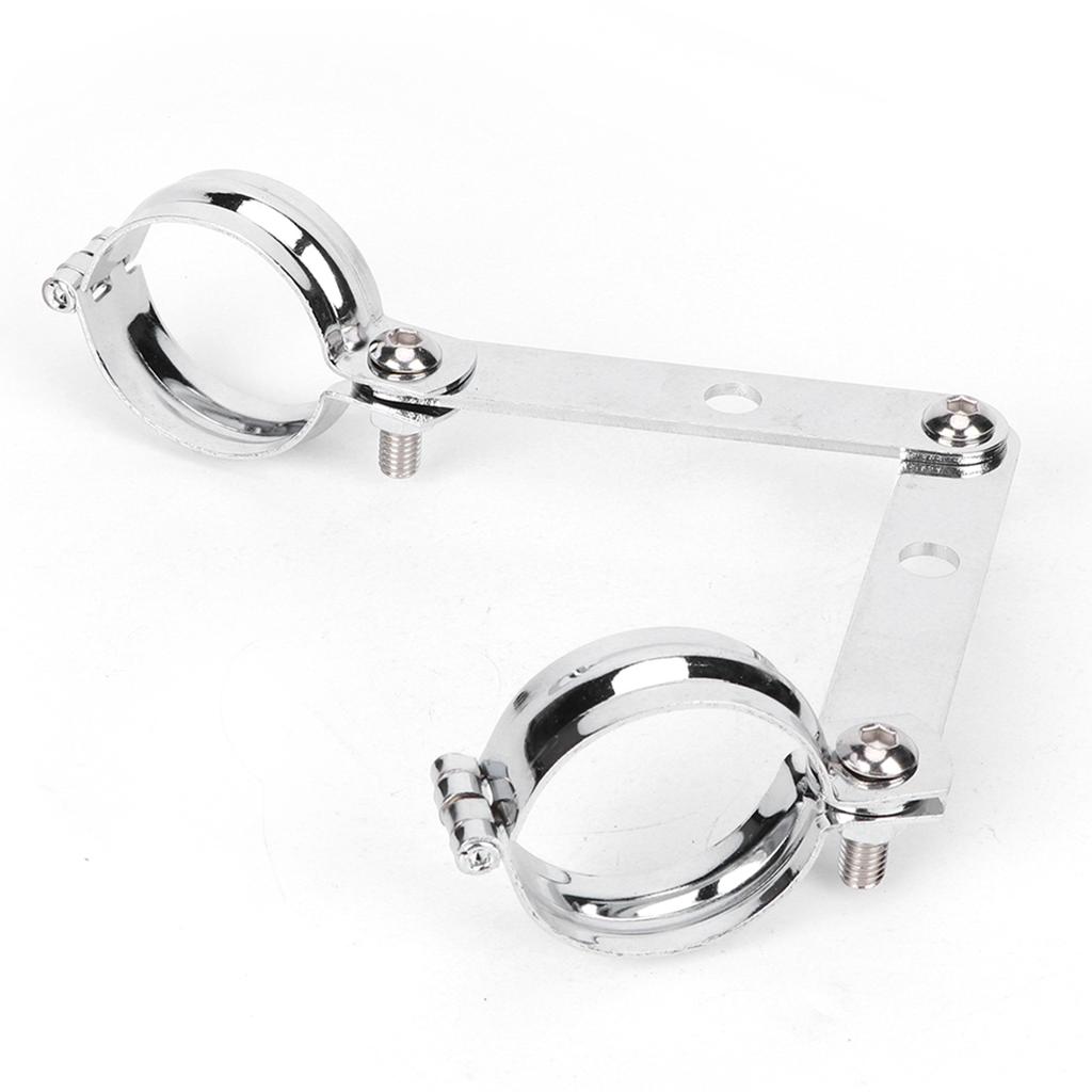 Retro Headlight Bracket Fork Mounting Clamp Universal Accessory Fit for Honda41‑51mm