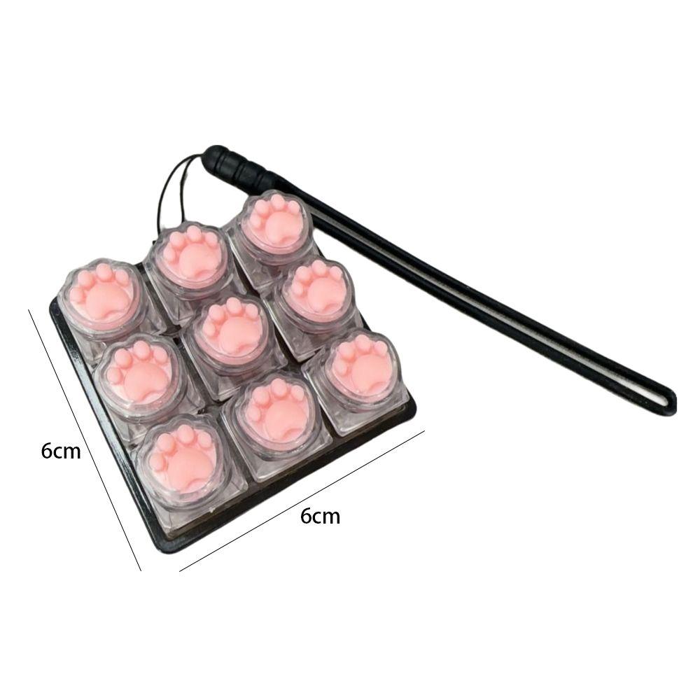 DIY Keyboard Keyboard Clicker Toy Keys Button Clicker Toy Relaxing Finger Keyboard Cap Adult Toy