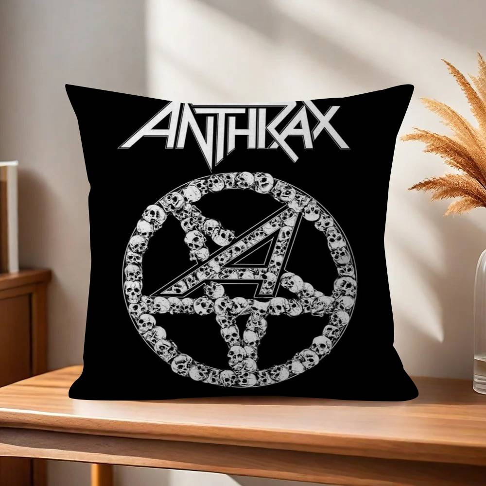Classic Band Slayer Pillowcase Toon Gift Cushion Cover Bedroom Home Sofa Chair Seat Decor Pillow Case