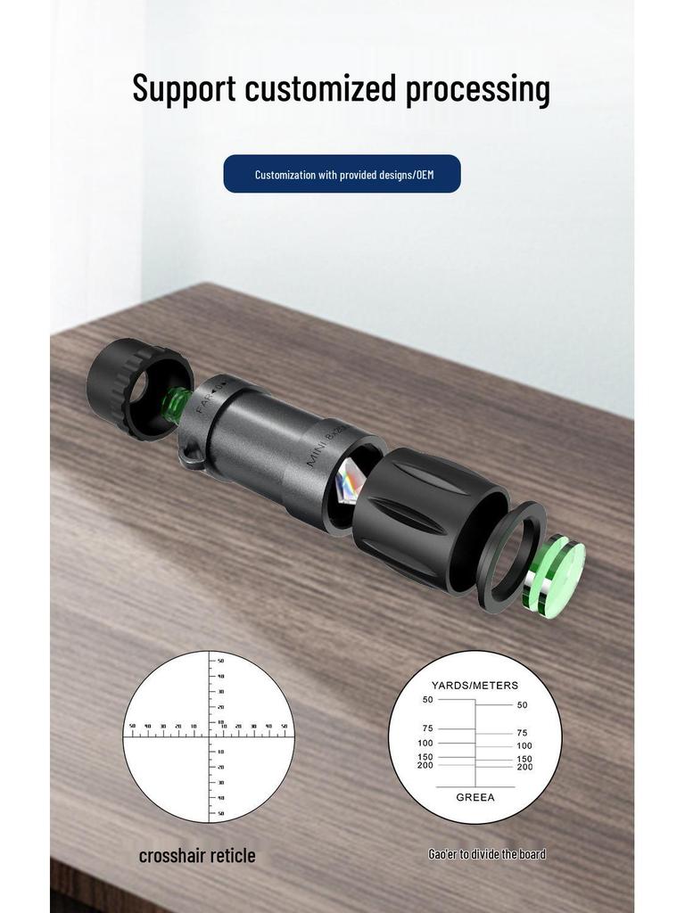 Custom 8x Portable Riflescope Monocular for Birdwatching