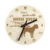 Border Terrier - Clock with Dog, Wooden Clock with Engraving, Personalised Clock by