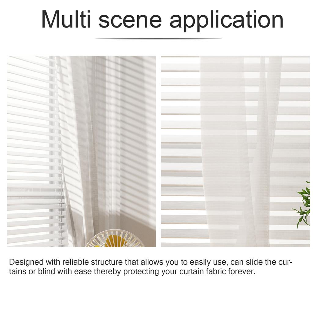 Aluminum Curtain Pull Rod Wand Manual Drapery Pull Stick Curtain Opener Smooth Surface Rust Resistant Drapery Rod