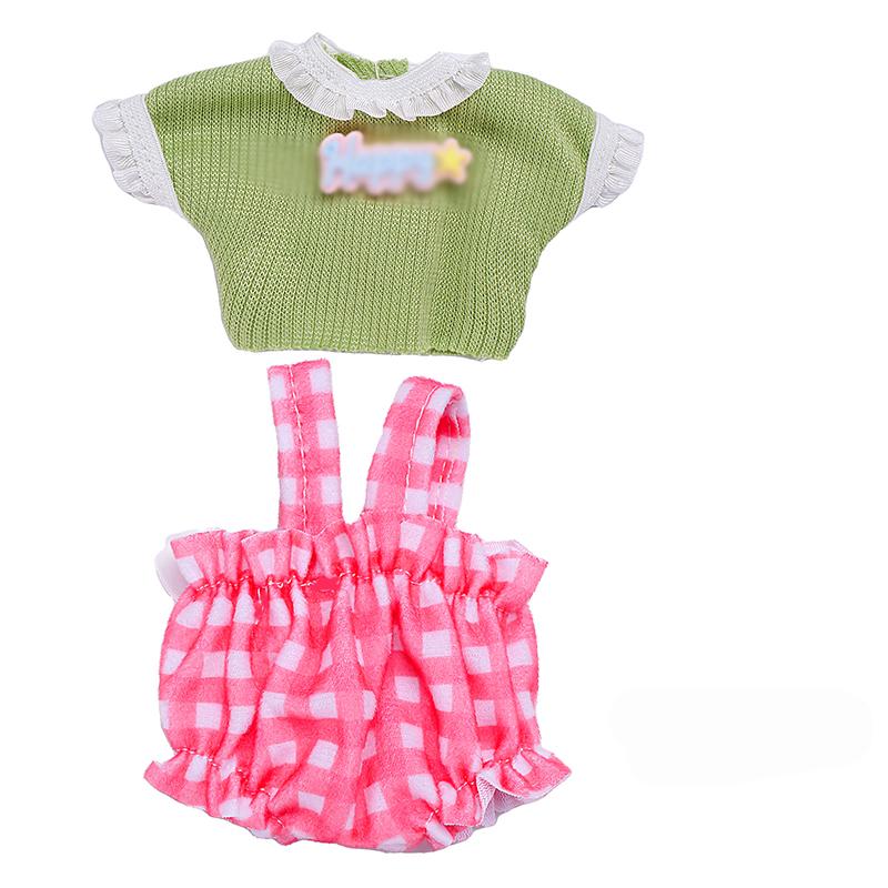 

17см Плюшевая одежда и аксессуары для куклы Лабубу 6,7 Кавайная кукла Мультяшная милая одежда Куклы Рождественский подарок