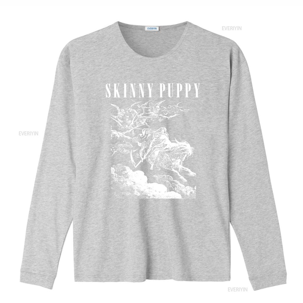 Skinny Puppy T-Shirt vintage Gewaschen Lässig Grafik Bequem Unisex Mode Atmungsaktiv Vielseitig Stilvoll Weich Streetwear