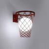 Wall Sconces, Modern Wall Sconce Basketball Wall Mount Light Globe Glass Wall Lamp Shade, Indoor Wall Lighting Fixture Creative Sconces for Living
