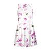 Women's Summer Casual Round Neck Printed Dress Sleeveless Dress With Pockets