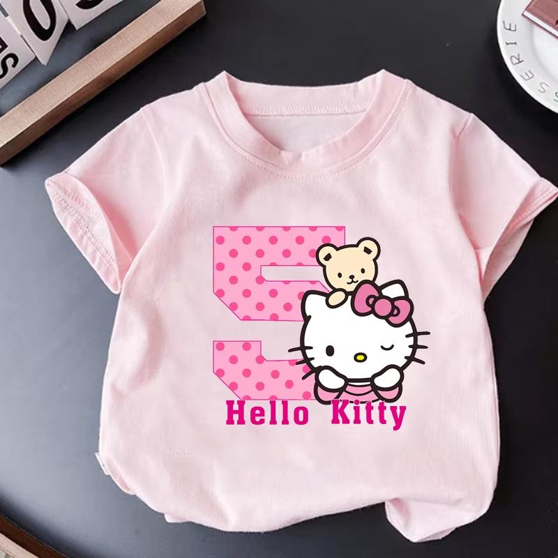 Summer 2026 New Childrens Tshirt Melody Graffiti Cartoon Print Pure Cotton Breathable Parentchild Fashion Short Sleeve