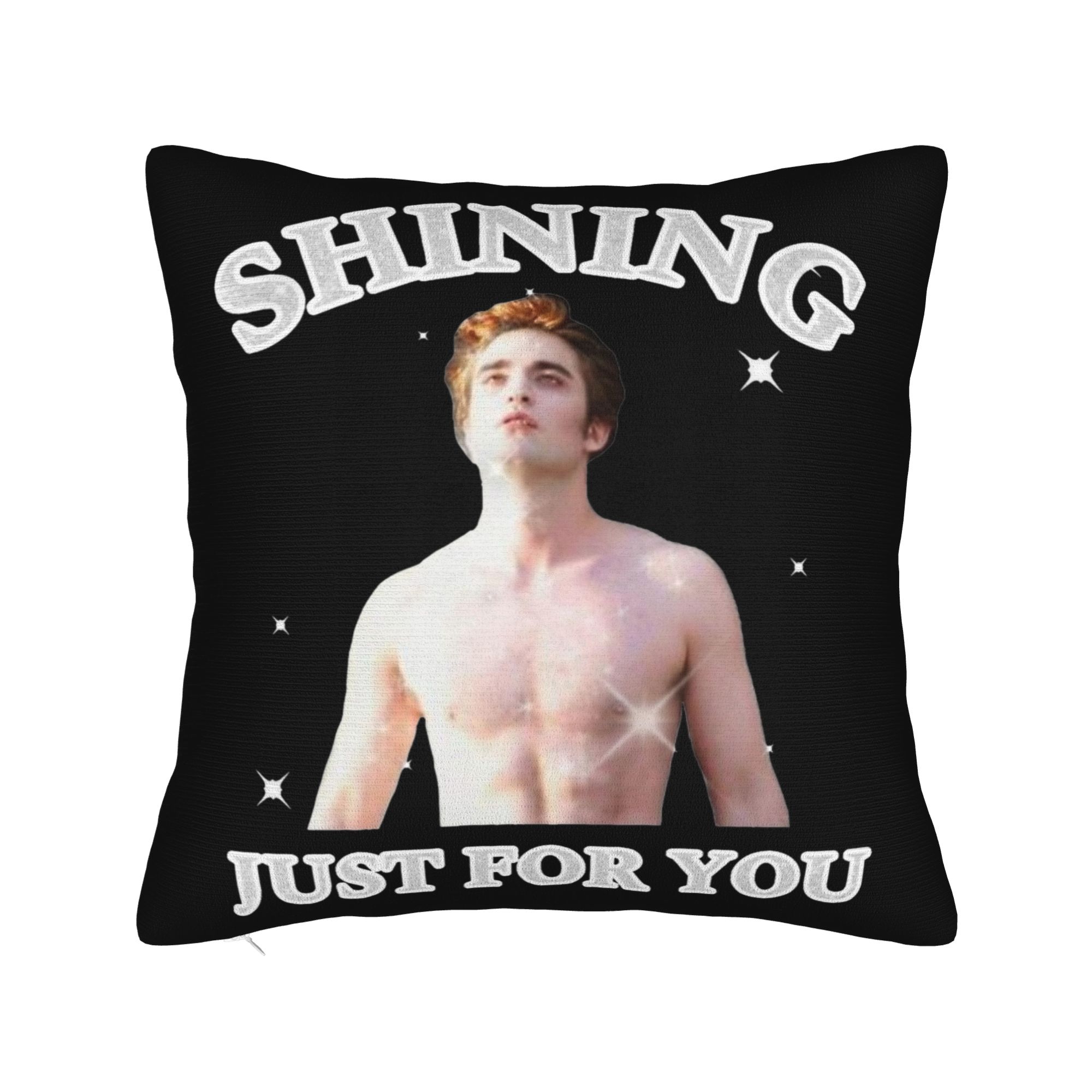 

Twilight Movie Things Edward Cullen Pillowcase Printed Cushion Cover Decorative Throw Pillow Case Cover Home Zipper 40*40cm 45cmx45cm