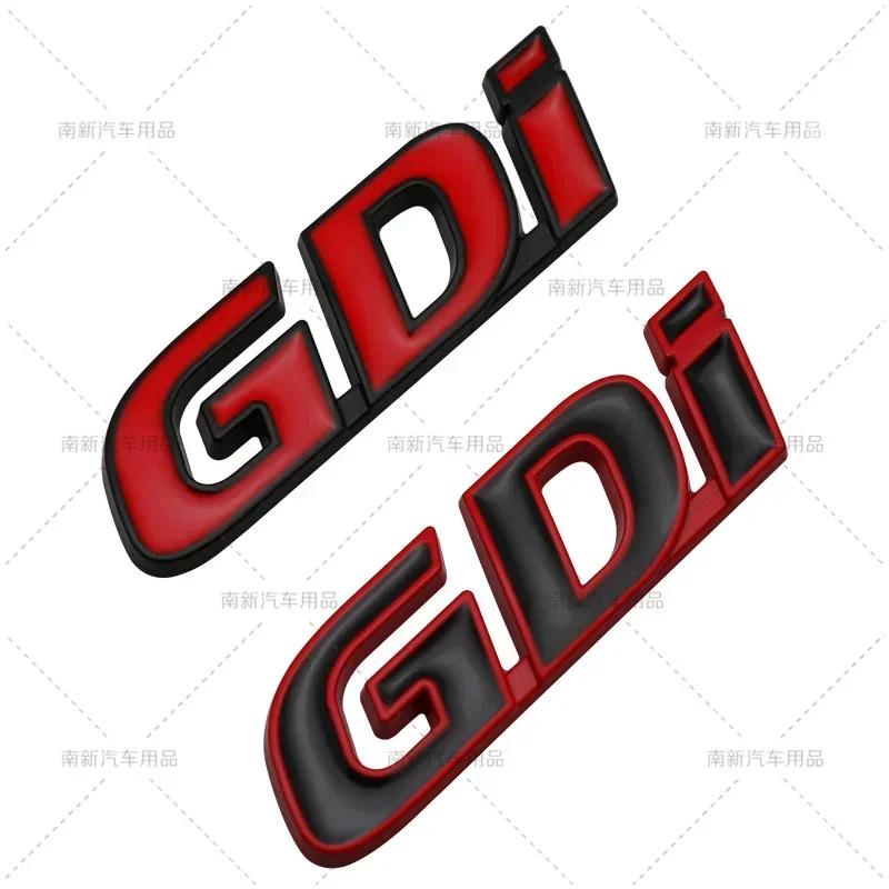 Autocolant 3D metal TGDI T GDI logo pentru apărătoare laterală pentru portbagaj din spate pentru Hyun-dai