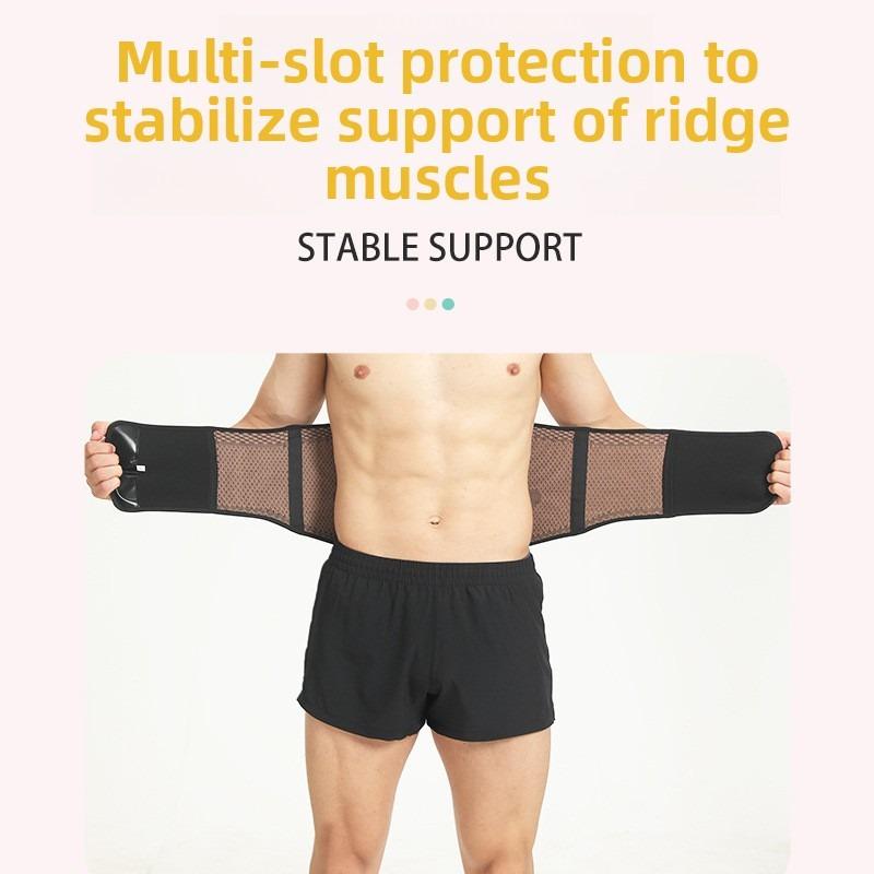 Speziell für Sportarten Fixierter Hüftgurt, Doppelt elastischer Fitnessgürtel, Druckunterstützung für Outdoor-Laufen, Taillenschutz