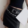 Street Styles Jeans Belt Cool Girls Aesthetic Belt Versatiles Fashion Belt Party for Jeans and Skirts