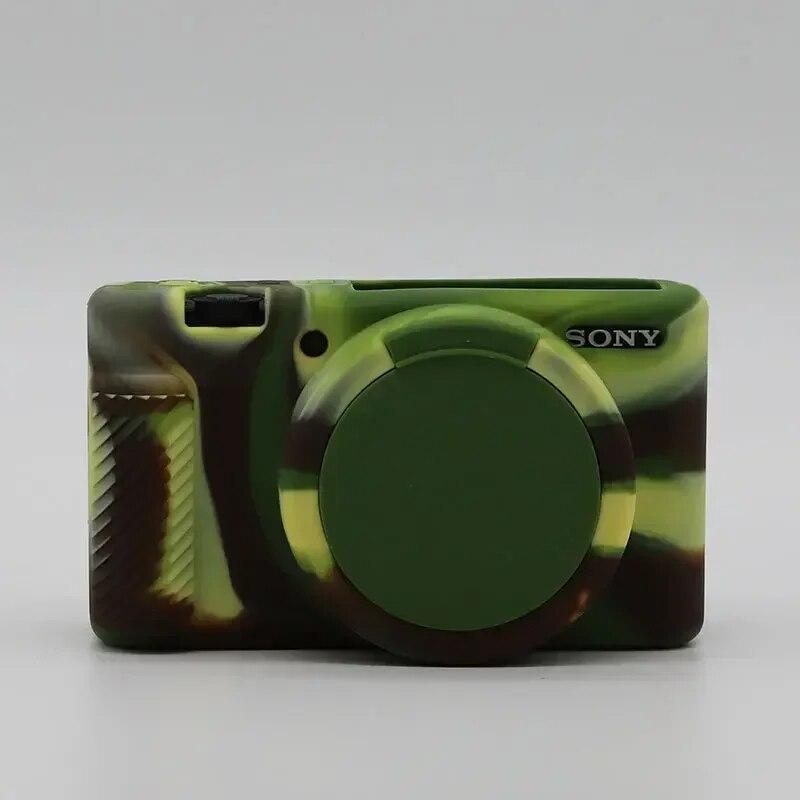 Силиконовый защитный чехол ZV1 для защиты корпуса камеры для цифровых камер Sony ZV-1 камуфляжный