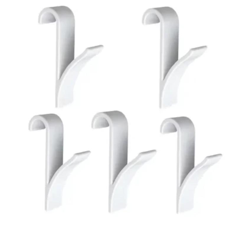 5 Peças Suporte para Toalhas de Banheiro Prateleiras de Armazenamento Cabide Transparente Calha Aquecida para Radiador de Toalhas Cabide para Roupas Cabide para Lenços Ganchos Suporte