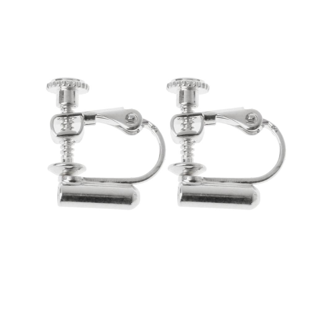 

Серьги-клипсы, конвертер, компоненты с постом для непроколотых ушей, сделай сам для женщин и девочек, подарки, золото, серебро, розовое золото серебряный