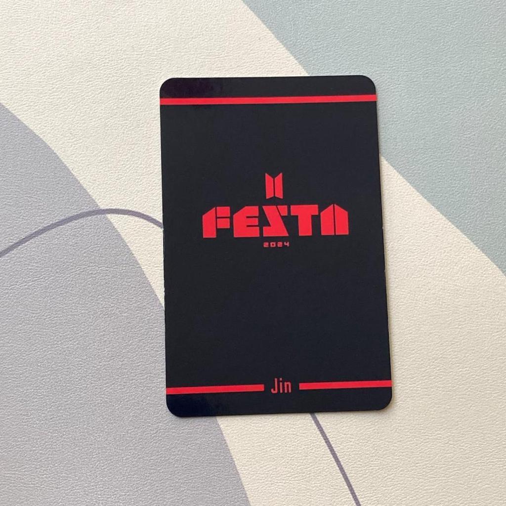 [USED] Jin 2024 11th Anniversary BTS FESTA ARMY ZONE Trading Card
