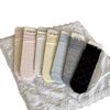 Women's Spring and Summer New Pure Cotton Hollow Bow Breathable Boneless Ear Tube Stack Socks