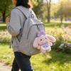 Plush Bunny Keychain With Butterfly Bow For Kids And Adults