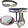 Male T-Type Stainless Steel Chastity Belt BDSM Bondage Metal Underwear Adult Games Sex Toys for Men Chastity Lock Erotic