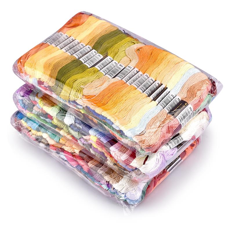 Cross Stitch Cotton Embroidery Thread Floss Sewing Skeins Craft 24/50/100/150/200/250/447 Pieces 8 Meters Per Skein