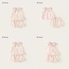 Girl Summer Flower Pattern Sleeveless Shorts Set For Kids 3 To 8 Years