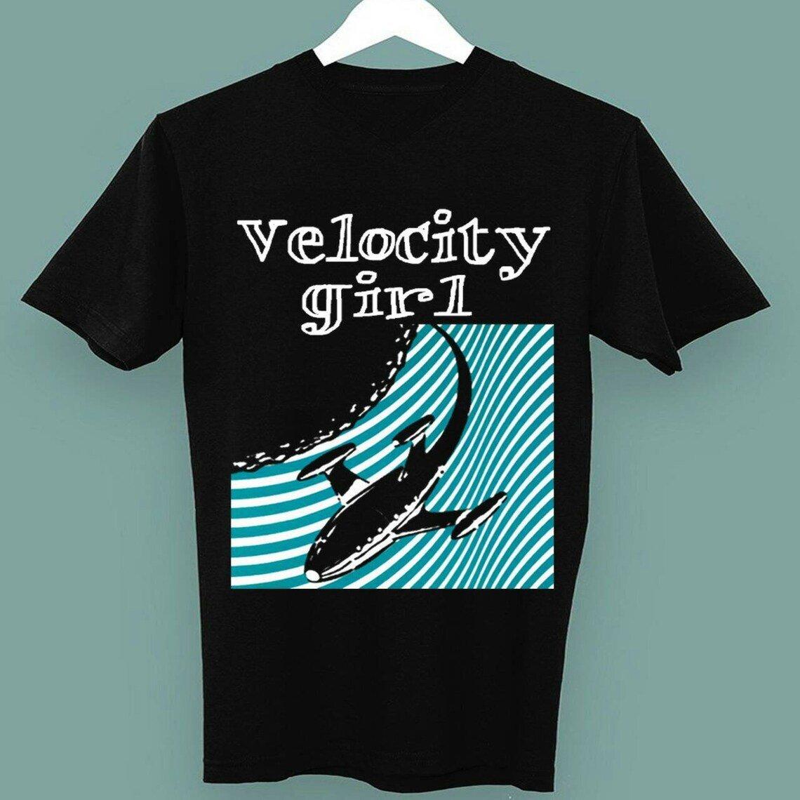 

Velocity Girl Music Concert Tour Cotton Black S-4XL Classic T shirt Tops Tee M