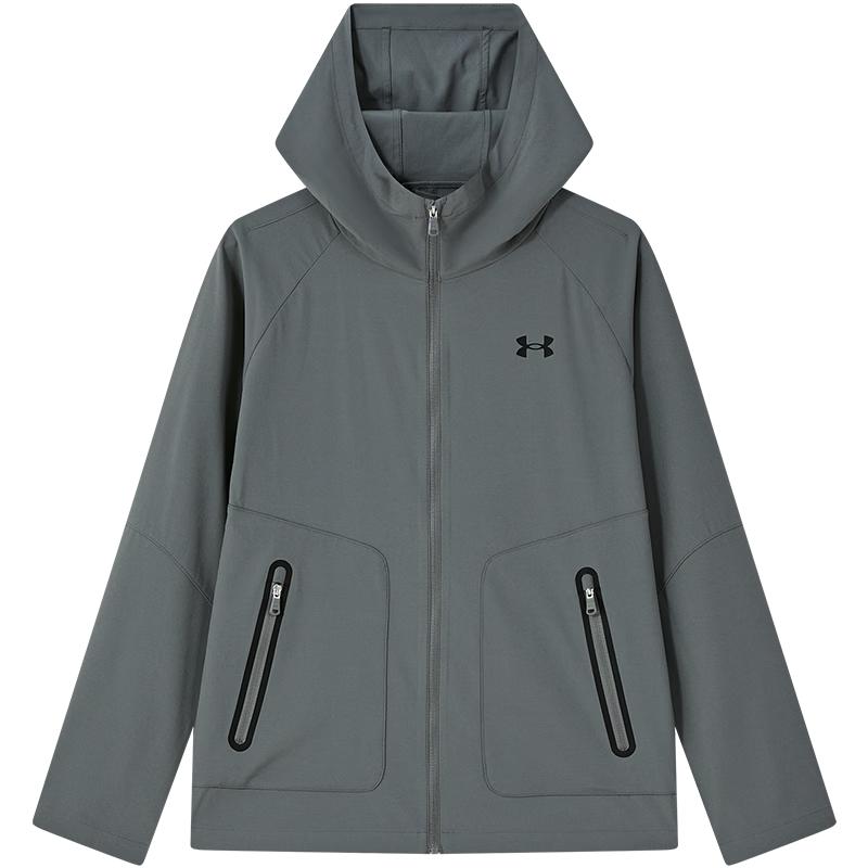 Under Armour Youth Hooded Woven Jacket YL+