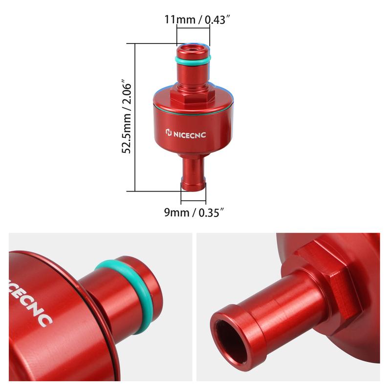 NICECNC For Beta RR 350 390 430 480 RR 350 400 450 498 Racing 2016-2023 For KTM Husqvarna GasGas Quick Disconnect Fuel Filter