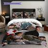 Chill Vibes Casual Style Bedding (1 * Duvet Cover + 2 * Pillowcase, Without Core) 2D Flat Soft and Comfortable Duvet Cover and Pillowcase Bedding Set