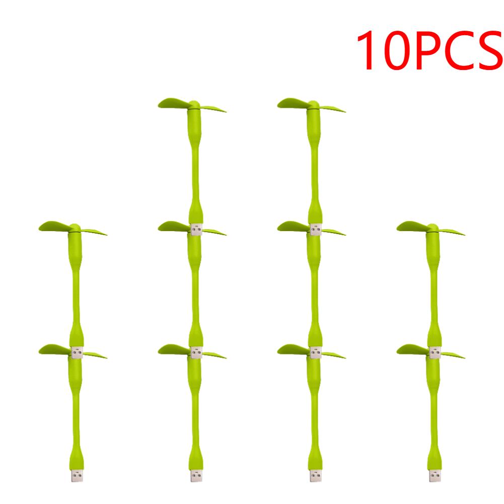 1-50pcs Flexible Portable Mini Fan for Power Bank Notebook Computer Summer Travel Cooling Cooler Mobile Phone USB Gadgets Fans