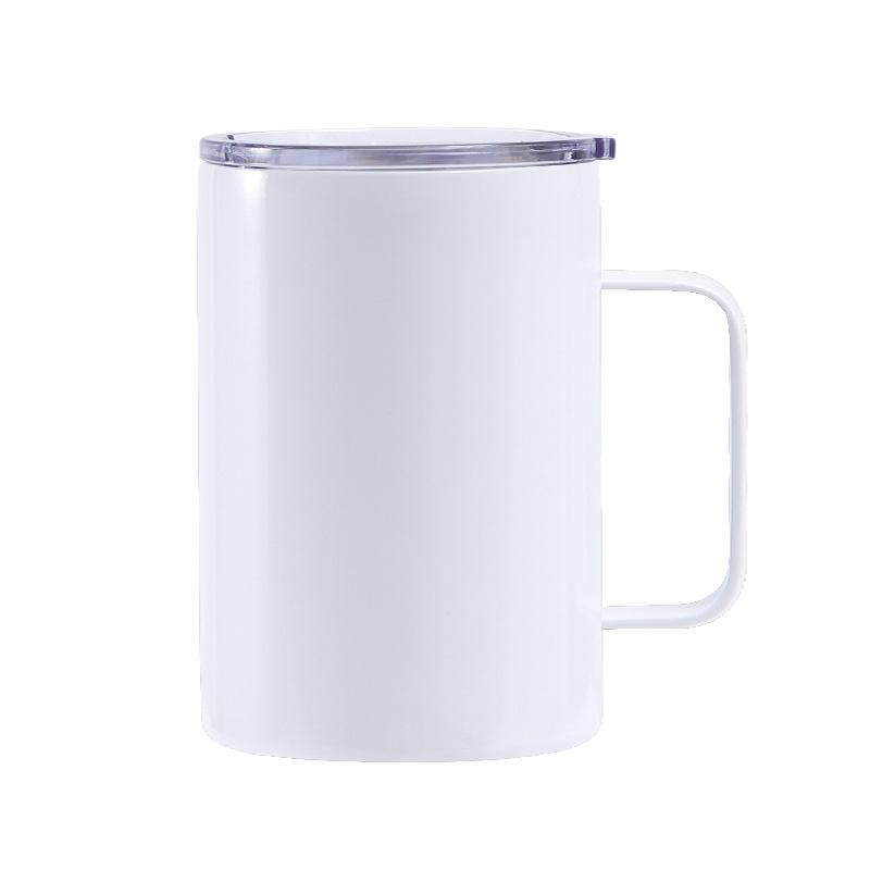 In-stock Sublimation Vacuum Thermos Cup with Double Handles