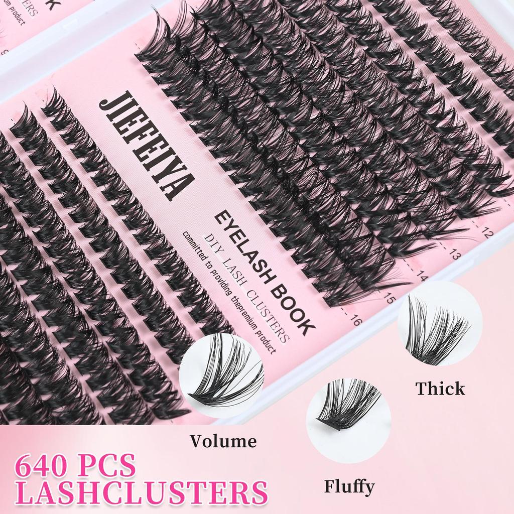 European and American DIY Large Capacity False Eyelashes - Hot Melt Duo Style