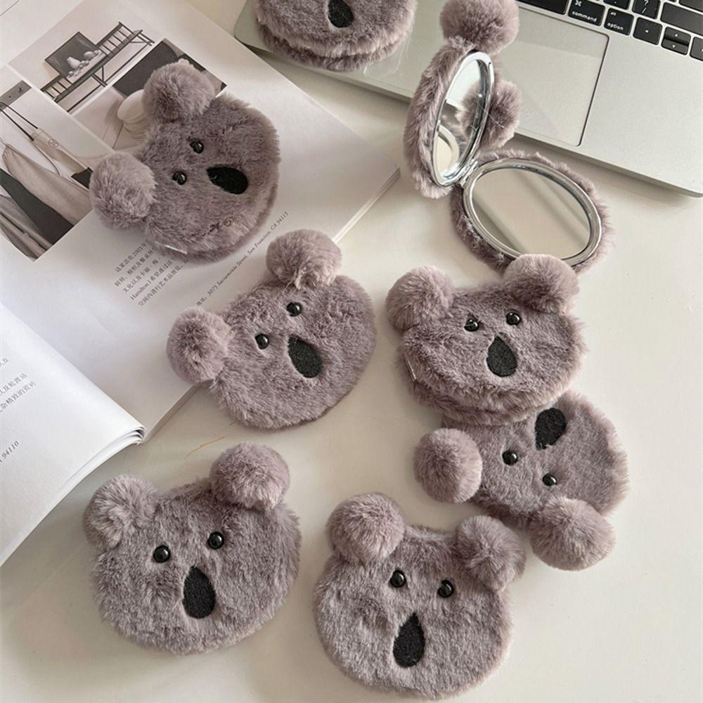 

Зеркало Плюшевый Подарок Складное Маленькое Зеркало Коала Макияж Зеркало Компактный Карман зеркало Косметический инструмент