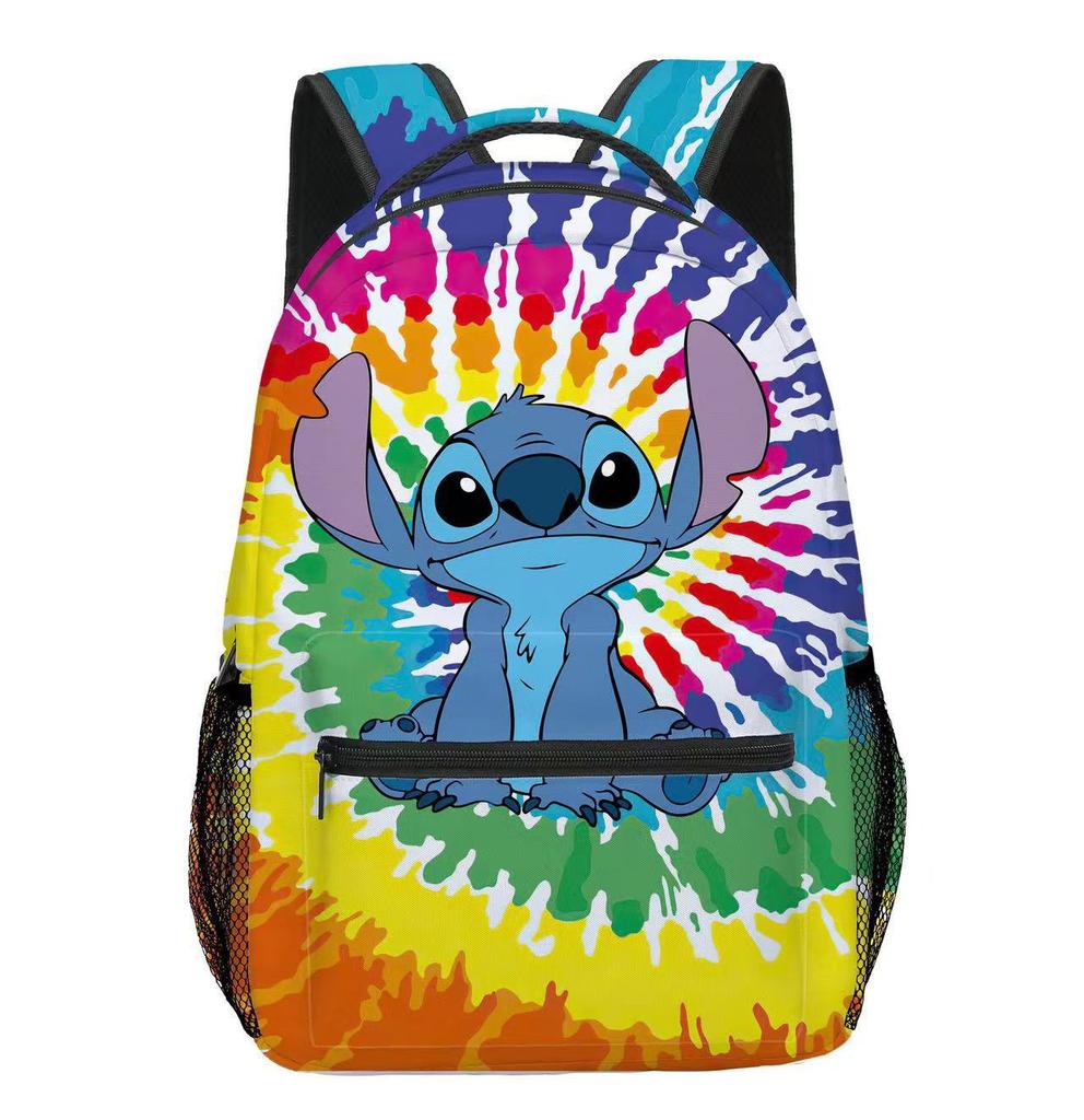 25 Casual Backpack, Digital Printing Full Print Student Schoolbag Cartoon Animation Backpack
