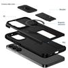 2 In 1 Slide Window Magnetic Phone Case For Samsung Galaxy S25 FE 5G Soft TPU Frame Hard Plastic Ptotective Back Cover Fundas