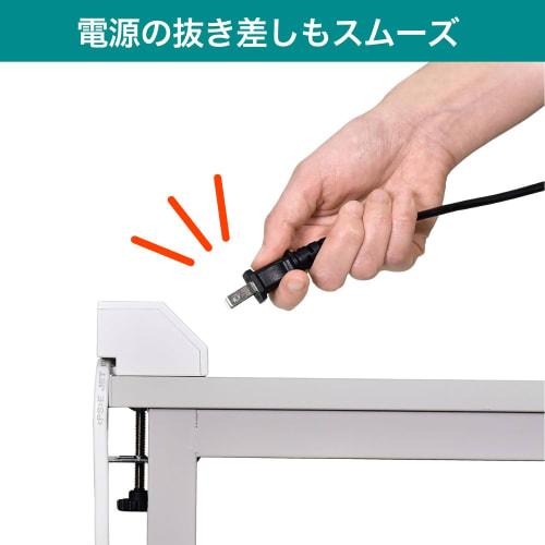 Torneira de mesa ELPA com braçadeira USB Interruptor central fixo com proteção contra raios WLS-DS4232SUA(W)