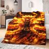 Naruto Cartoon Flannel Blanket Lovely Print For Home Sofa Bed Chair Picnic Travel -HE21