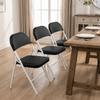 2PCS PU Leather Split Chair Cover Removable Seat and Back Cover Folding Chair Cover  Outdoor Wedding