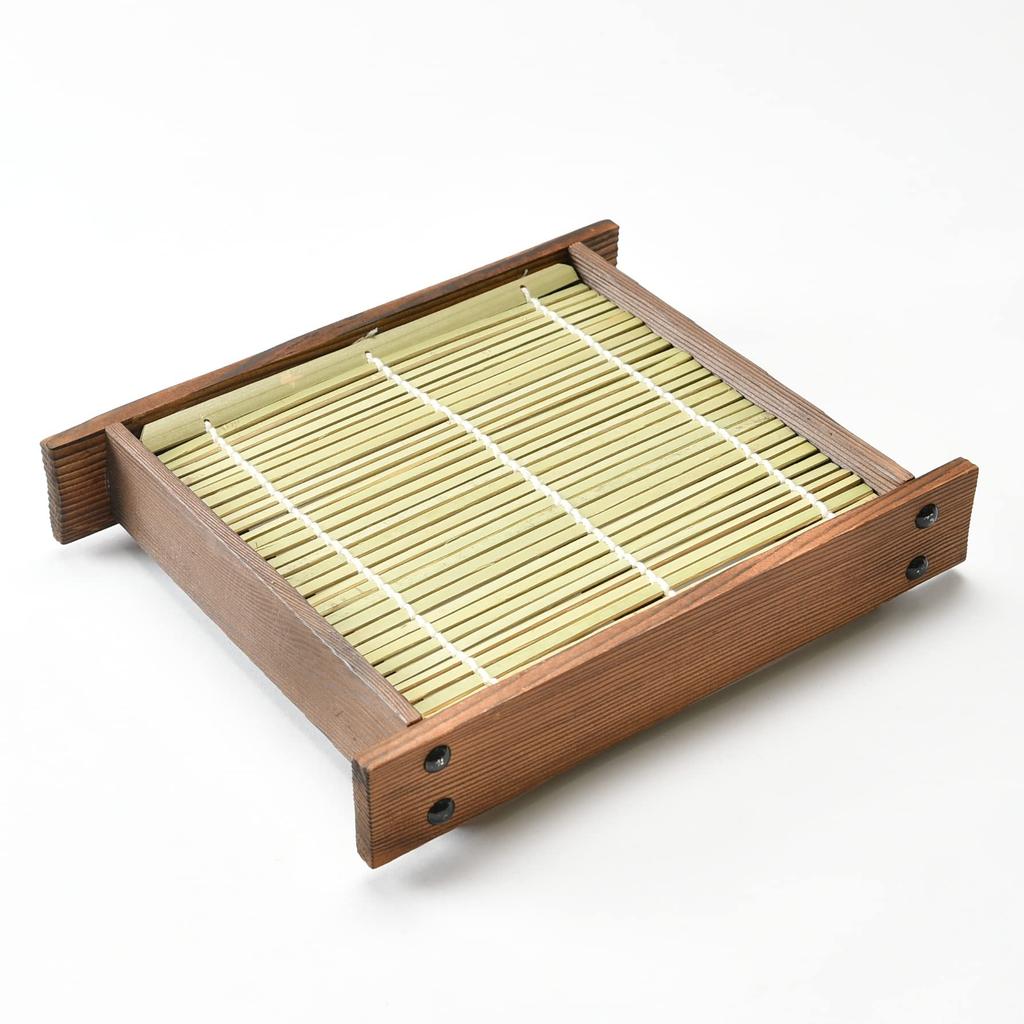 Small Charred Cedar Soba Dish with Mistakes X Noodle for Soba and Commercial Use In [19 20cm] [Wooden Soba/Udon Set] [Suitable Restaurants, Inns,